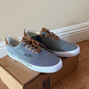 Tommy Hilfiger Gray and Brown Casual Sneakers